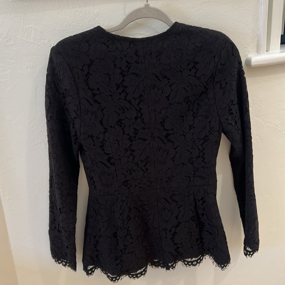 NWT Cupcakes and Cashmere Black Lace Tess Blazer Size Small - Picture 9 of 9